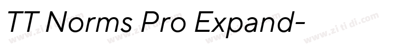 TT Norms Pro Expand字体转换 TT Norms Pro Expand字体转换